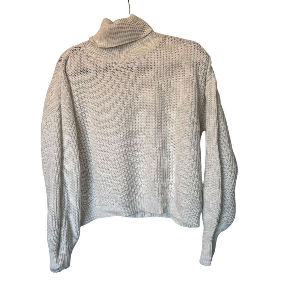 Hera Women's Ivory Turtleneck Sweater Size S